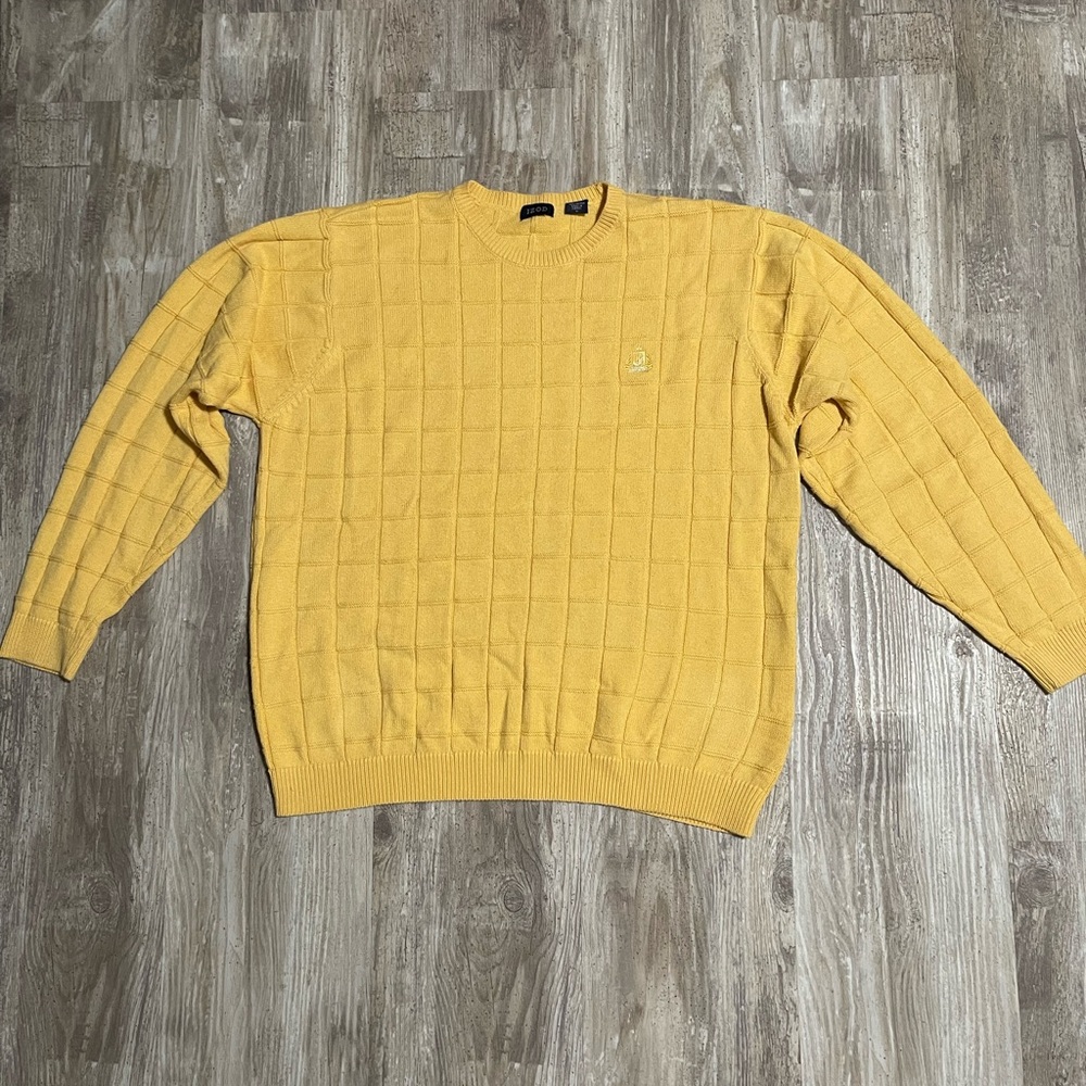 Izod Mustard Crewneck Sweater